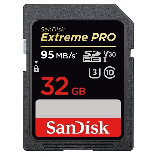 [Australia - AusPower] - SanDisk 32GB SDHC SD Extreme Pro Memory Card Works with Canon EOS Rebel T5, T5i, T6, T6i, T7, T7i Digital DSLR Camera 4K V30 (SDSDXXG-032G-GN4IN) Bundle with 1 Everything But Stromboli 3.0 Reader 