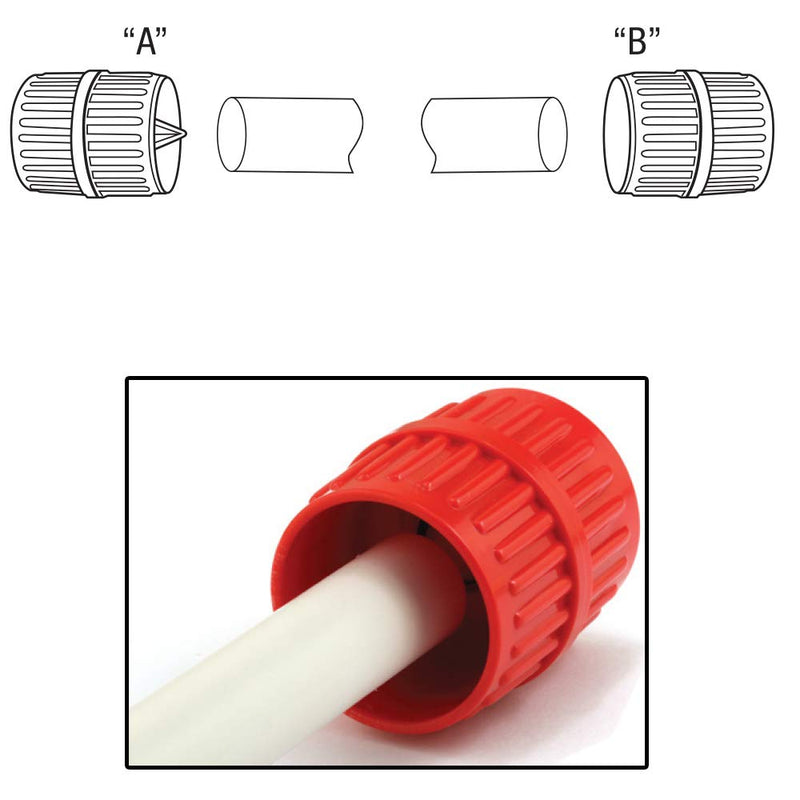 [Australia - AusPower] - Armour Line RP77271 Pipe And Tubing Reamer, 1/8 in To 1-5/8 in Diameter, Pack of 1 Vinyl 