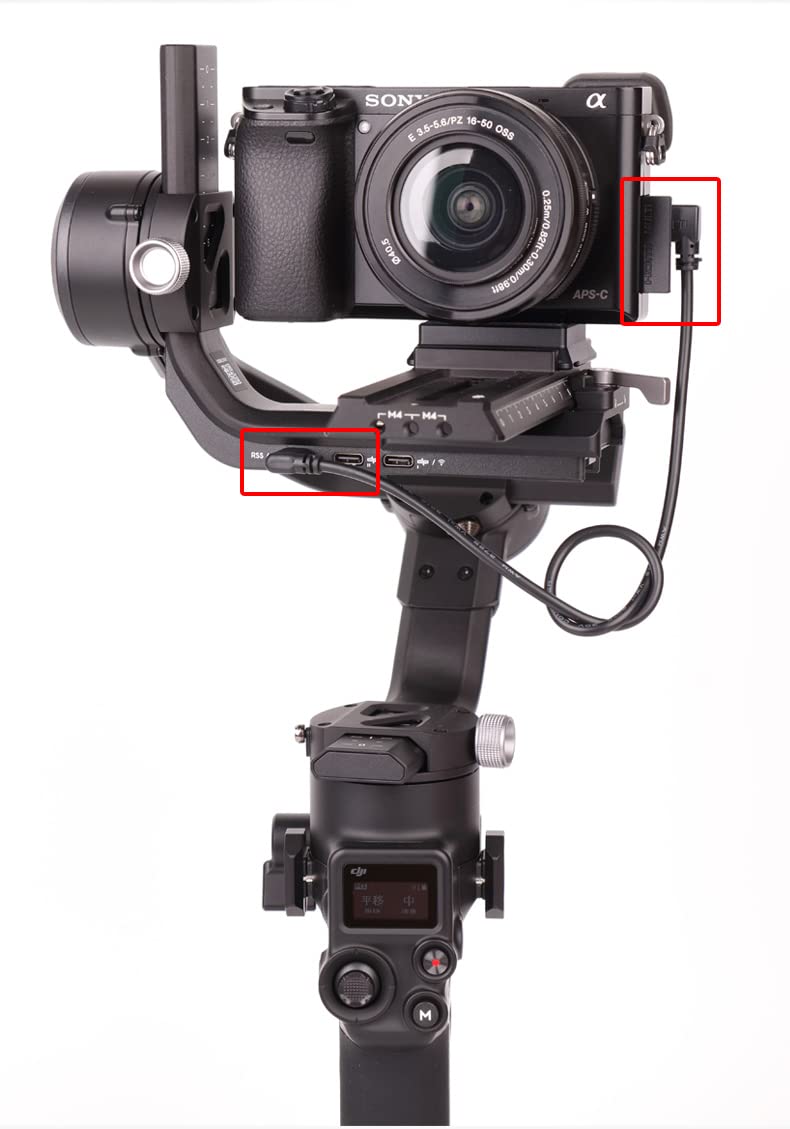 [Australia - AusPower] - Camulti Multi to USB-C Control Cable for DJI Ronin RSC2 RS2 RS3 stabilizer Compatible with Sony Camera 