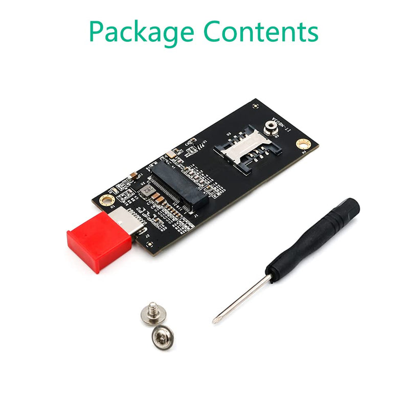 [Australia - AusPower] - USB to NGFF M.2 Key B Adapter Enclosure with Sim CardSlot for WWAN/LTE Module 
