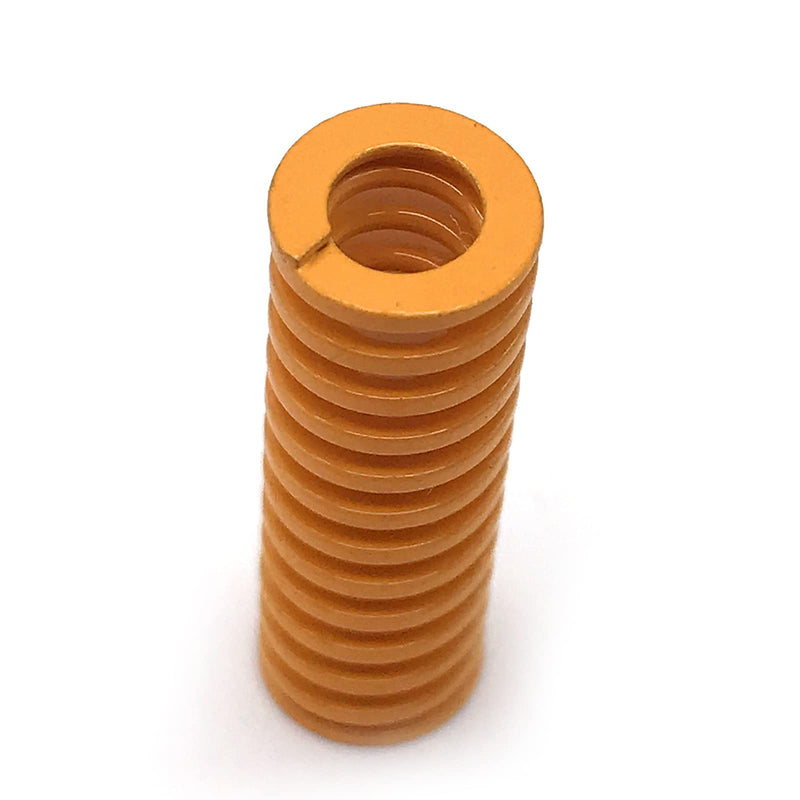 [Australia - AusPower] - 8mm OD 20mm Long Light Load Compression Mould Die Spring Yellow Compression Mould Die Spring for The Ender 3s Bed 20pcs 