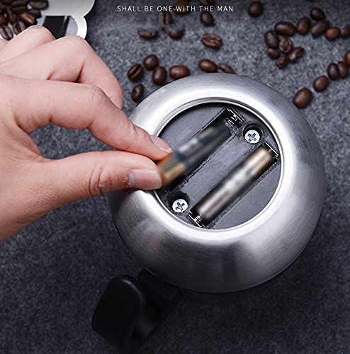 [Australia - AusPower] - Self Stirring Mug Auto Self Mixing Stainless Steel Cup for Coffee/Tea/Hot Chocolate/Milk Mug for Office/Kitchen/Travel/Home -450ml/15oz The best gift（black） Black(Magnetic) 