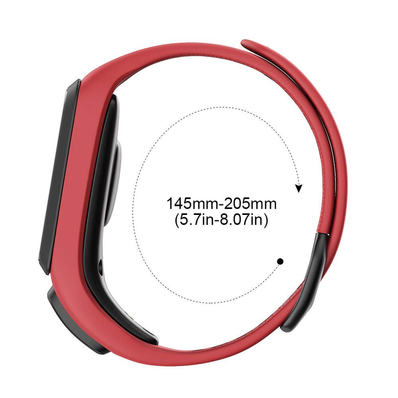 [Australia - AusPower] - ANCOOL Compatible with Spark 3 Watch Bands Silicone Watch Straps Replacement for Runner 2 3,Spark 3, Golfer 2,Adventurer Smartwatches Red 