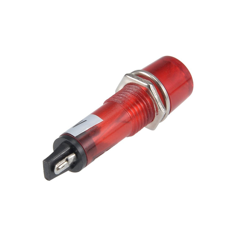 [Australia - AusPower] - uxcell Signal Indicator Dash Light DC 12V, LED Bulbs XD10-3 Red, 10mm 2/5" Panel Mount 10Pcs 
