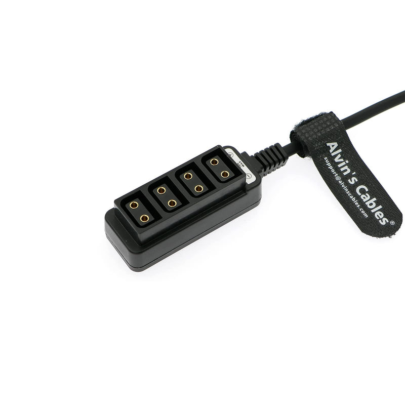 [Australia - AusPower] - Alvin's Cables D-tap Splitter Cable D-tap Male to 4 Port Dtap Female Power Supply for V-Mount Camera Battery P-tap Power Hub 60cm| 23.6inches 60cm/23.6in 1 to 4 