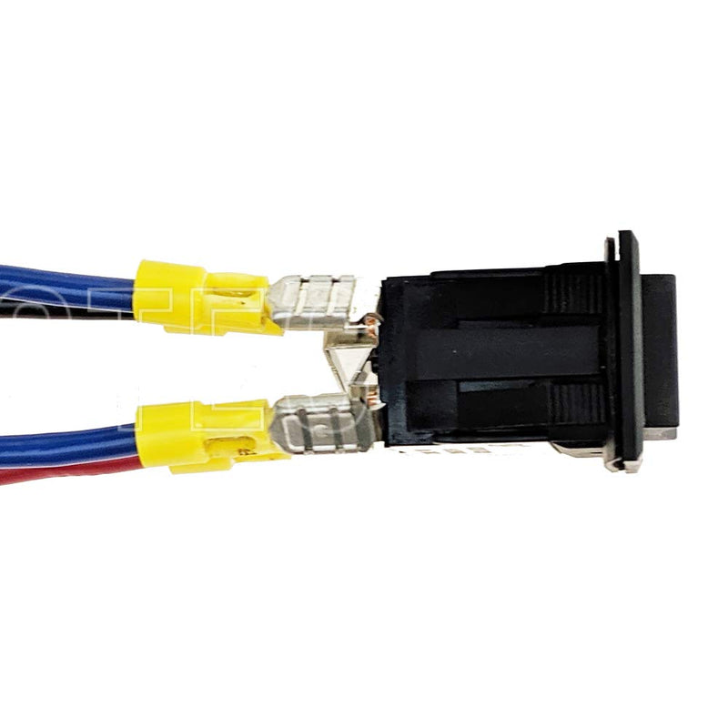 [Australia - AusPower] - IndusTec 30 AMP 12 V DC - Momentary Reverse Motor Polarity Control Reversing Rocker Switch (On)-Off-(On) 4 Pin Double Pole Double Throw for 5th Wheel Tongue Trailer RV Power Jack Automatic Reset 