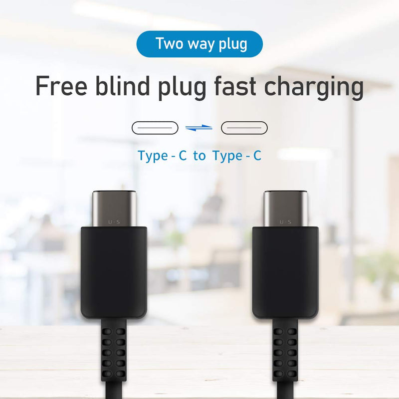 [Australia - AusPower] - USB C Charger, 25W PD Type C Fast Charger and 6FT USB C to C Charging Cable Compatible with Samsung Galaxy S22/S22 Ultra/S22+/S21/S21Ultra/S21+/S20/S20+/S20 Ultra/Note10/Note20/plus/S10 5G 