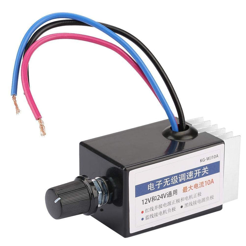 [Australia - AusPower] - DC 12V/24V Universal Motor Speed Controller Switch for Car Truck Fan Heater Control 