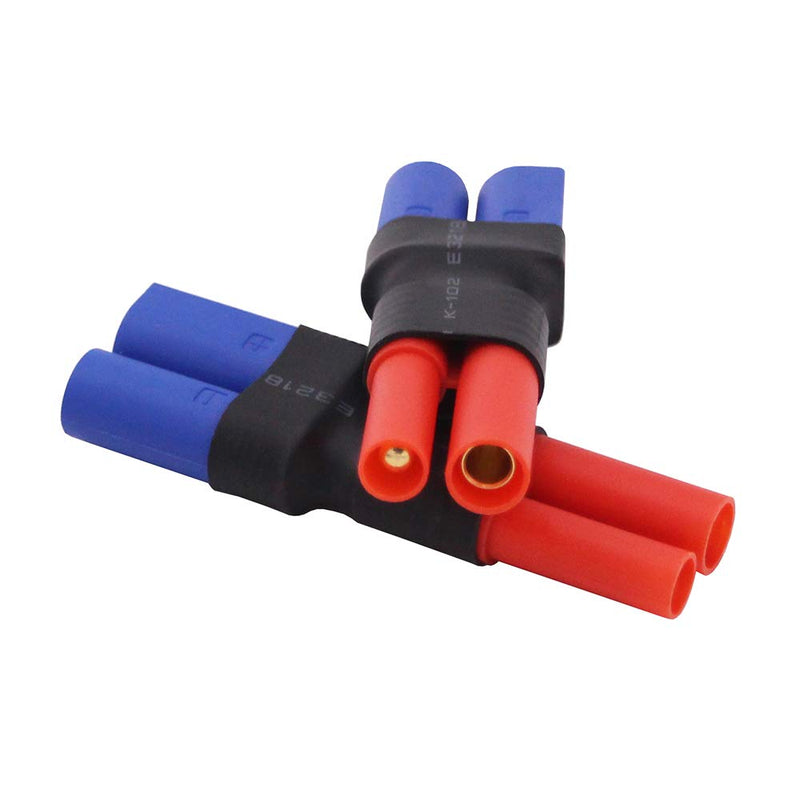 [Australia - AusPower] - BDHI 3pcs No Wires Adapters: EC5 Male to HXT 4mm with Housing Connector Adapter(B148-3) 
