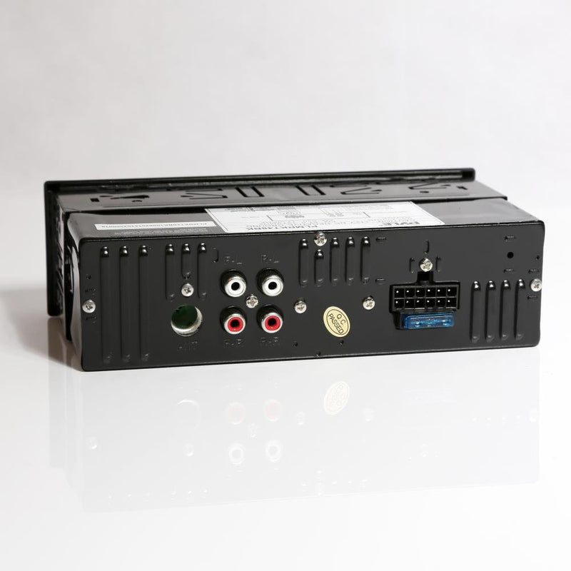[Australia - AusPower] - Pyle Bluetooth Marine Receiver Stereo - 12v Single DIN Style Boat In dash Radio Receiver System with Digital LCD, RCA, MP3, USB, SD, AM FM Radio - Remote Control, Wiring Harness - PLRMR27BTB (Black) 