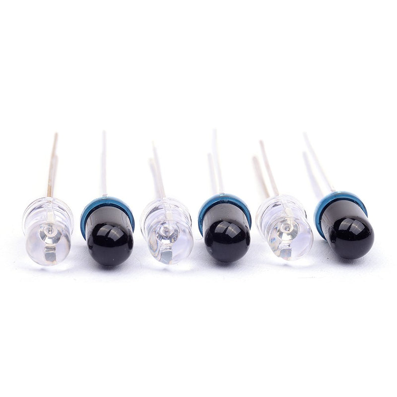 [Australia - AusPower] - Cylewet 30Pcs 5mm 940nm LEDs Infrared Emitter and IR Receiver Diode for Arduino (Pack of 30) CYT1057 