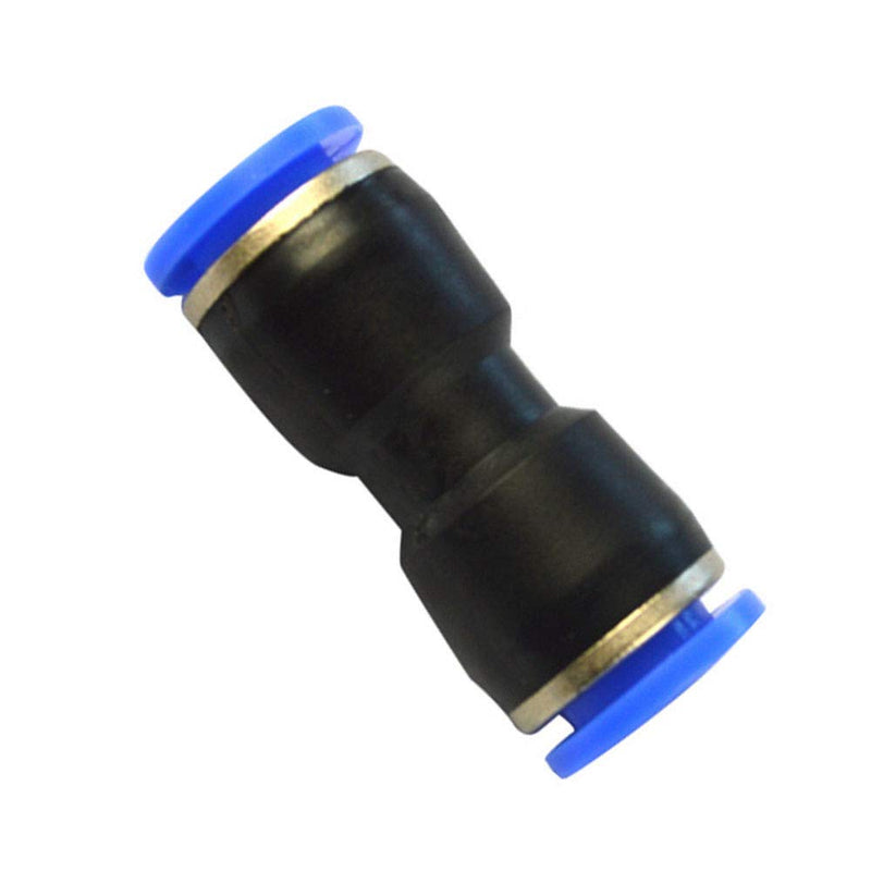 [Australia - AusPower] - Avanty Plastic Push to Connect Tube Fitting, Reducing Union Straight, 8mm Tube OD x 6mm Tube OD (Pack of 10) 8mm OD x 6mm OD 