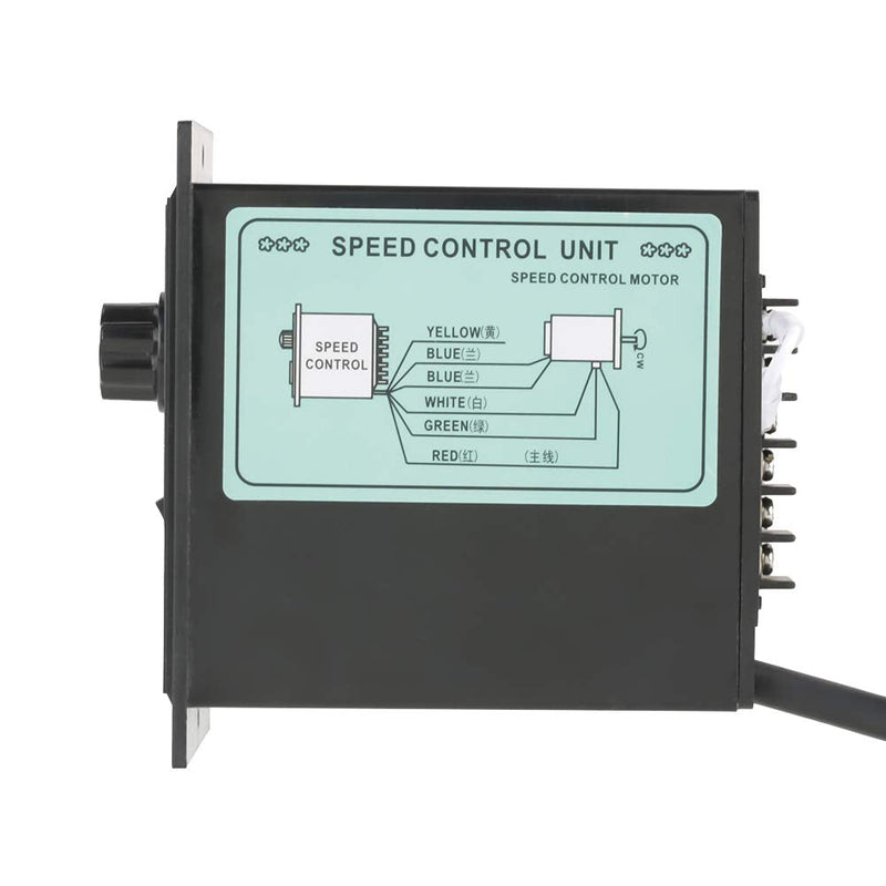 [Australia - AusPower] - Bindpo Motor Speed Controller, 400W AC 50/60hz Motor Speed Pinpoint Regulator Controller Forward & Backward, for Packaging/Printing/Food/Electronics/Instrumentation/Medical Equipment 