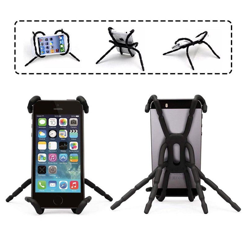 [Australia - AusPower] - Spider Phone Holder--universal Phone Car Holder Mount and Stand For iPhone 4S, 5 and Android Phones (Black) 