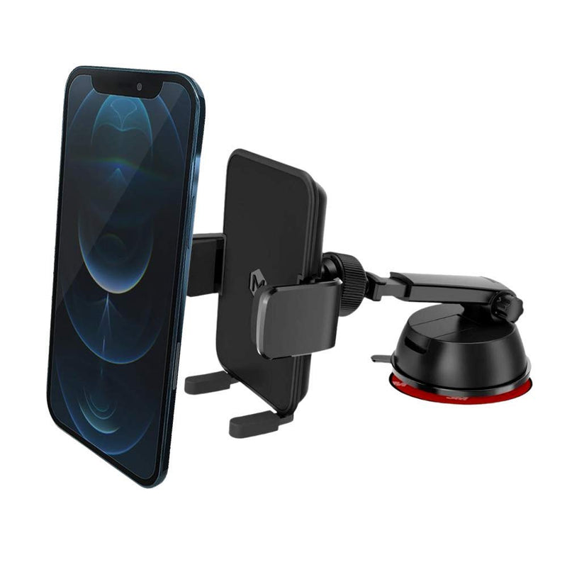 [Australia - AusPower] - Mighty Mount Car Phone Holder Mount - Adjustable Windshield and Dashboard Phone Mount for Car - Car Accessories Compatible with iPhone 13 12 11 Xs 11 Pro Max XR X Samsung Galaxy S9 S8+ Note 10 Windshield Mount 