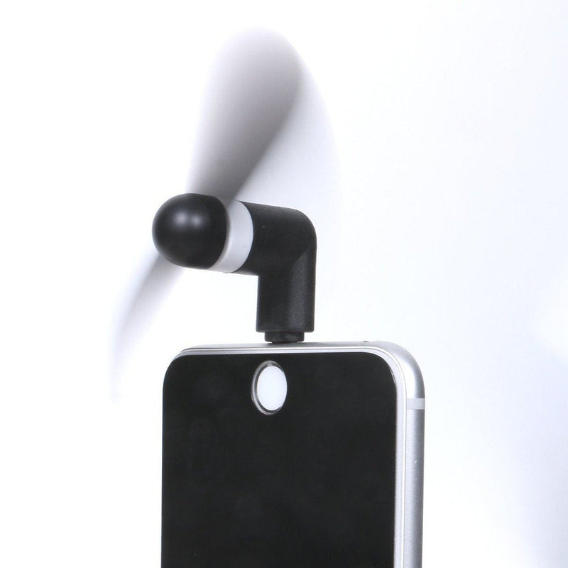 [Australia - AusPower] - Necano Mini Cellphone Fan, Portable Mobile Phone Fan Compatible with iPhone X/Xs/Xr / 8/8 Plus / 7/7 Plus / 6 / 6s / iPad and More (3 Packs) 
