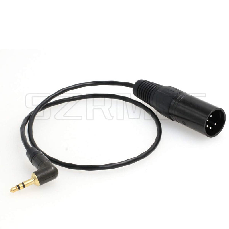 [Australia - AusPower] - SZRMCC Stereo 3.5mm to XLR 5 Pin Male Audio Input Cable for Arri Alexa XT/SXT/Amira Camera 