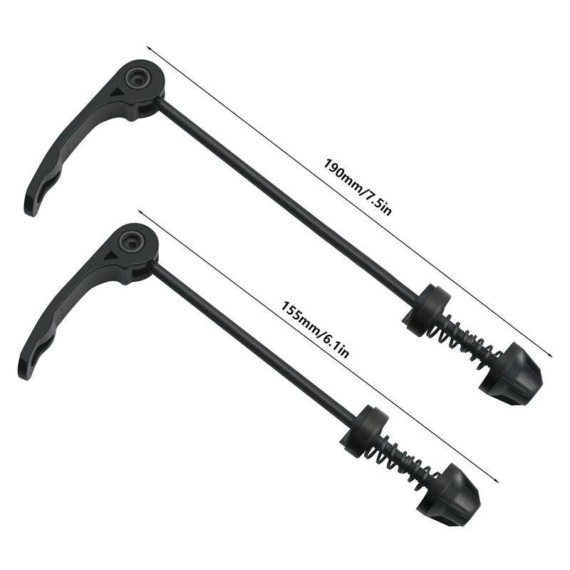 [Australia - AusPower] - AiTuiTui 1 Pair Bike Quick Release Axle Skewer Bicycle Hub Parts, Front & Rear Axle Hollow Shaft Kit Replacement for Road Bike, Mountain Bike, MTB, BMX 