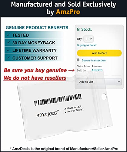 [Australia - AusPower] - (2 Pack) 5 Feet Black Telephone Cable RJ11 Male to Male 60 inch Phone Line Cord 