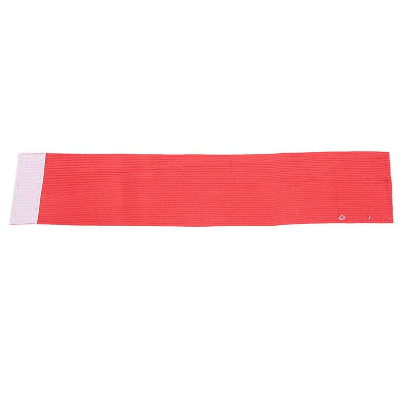 [Australia - AusPower] - V GEBY Captain Armband Nylon Outdoor Team Sports Armband Soccer Armbands Adjustable Player Bands(Red) Red 