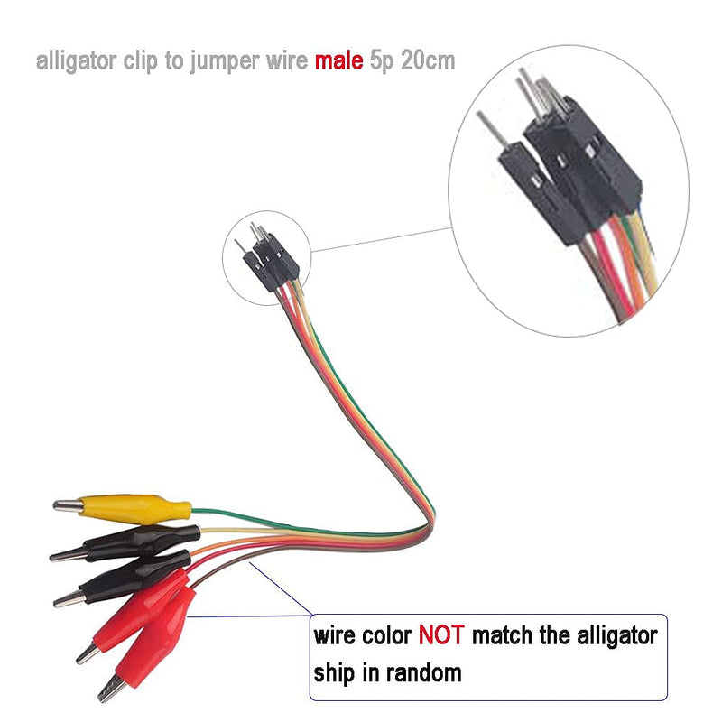 [Australia - AusPower] - DIYmalls CP2102 USB to TTL + Breadboard Power Supply Module Alligator Clip Wire 