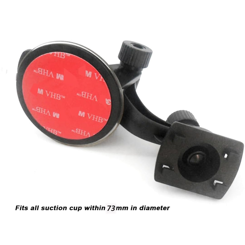 [Australia - AusPower] - 4 Pack 73mm/2.87" Adhesive Dashboard Pad Mounting Disk, Universal Suction Cup Mounting Disc for Suction Cup Phone Holder Mount Garmin GPS Magellan Sat Nav Dash Cam Bracket Stand Stick, Black 