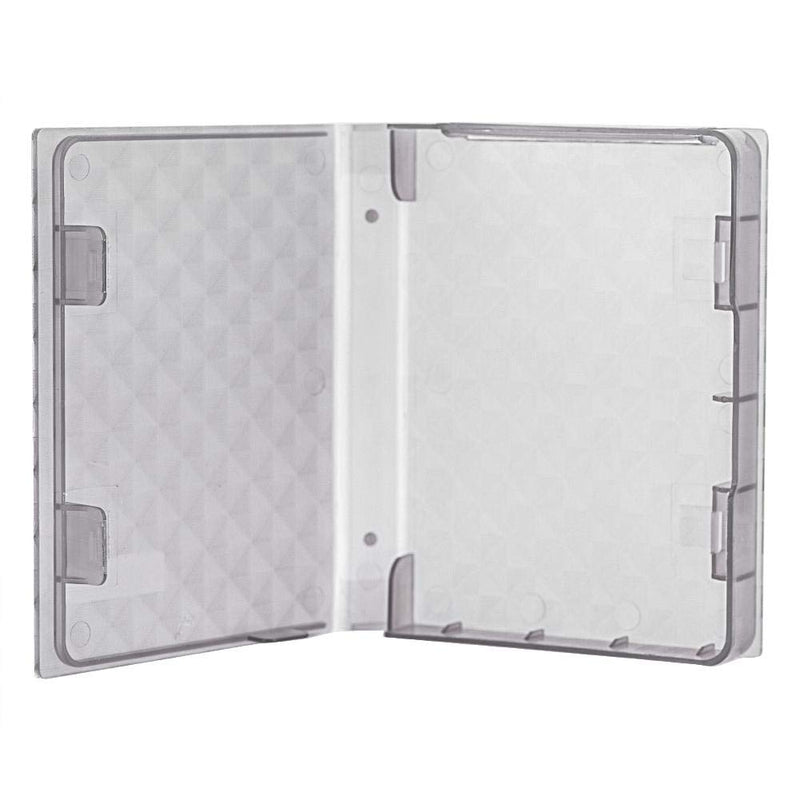 [Australia - AusPower] - Professional 2.5in Hard Disk Drive Protection Box HDD SSD Protective Box Storage Case for 2.5 Inch HDD and SSD Moistureproof , Dustproof , Shockproof , Anti Static and Non Slip Grey 