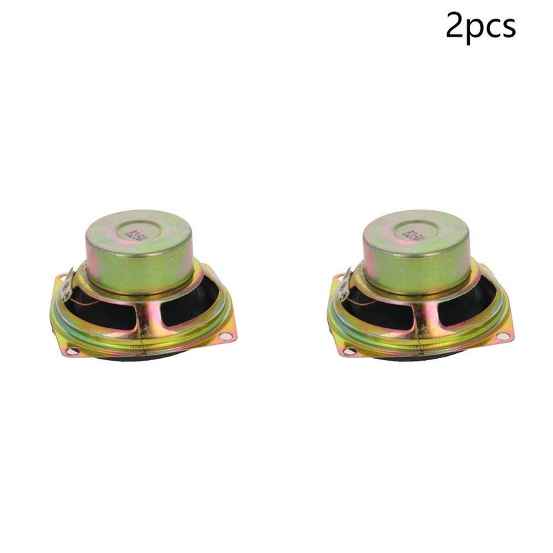 [Australia - AusPower] - Fielect 2Pcs DIY Magnetic Speaker 5W 8 Ohm 66mm Diameter Round Shape Replacement Loudspeaker 