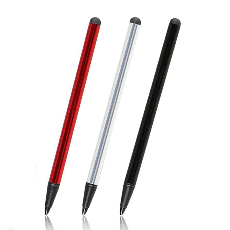 [Australia - AusPower] - Capacitive and Resistive Stylus Pen(3pcs) Universal High Sensitive & Precision Capacitive Disc Tip Touch Screen Pen Stylus, 2 in 1 Touch Screen Pen Fits for iPhone iPad Samsung Tablet Phone PC & Other 
