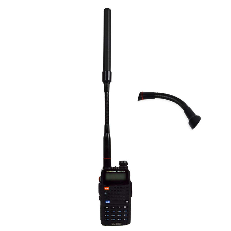 [Australia - AusPower] - HYS 20W Gooseneck CS Tactical Antenna SMA Female 2m 70cm Dual Band 11.8-Inch Antenna for BaoFeng UV-5R GT-3 UV-82 Wouxun Kenwood Radio 