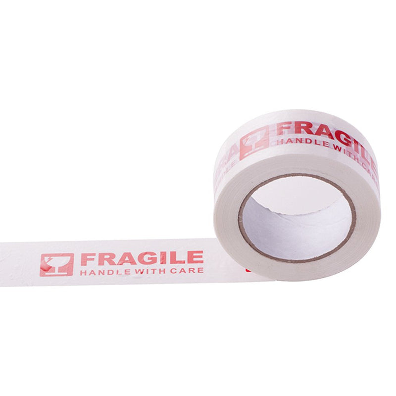 [Australia - AusPower] - AGU Warning Fragile Tape-Handle with Care Packing Printing Tape-2 Inch x 330 Feet (110 Yards) -1 Roll 1 Roll 