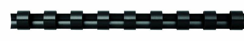 [Australia - AusPower] - Fellowes 52507, Plastic Combs - Round Back, 5/16", 100 Pack, Black 