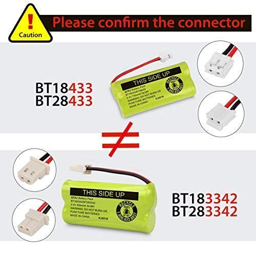 [Australia - AusPower] - QTKJ BT183342 BT283342 BT162342 BT166342 BT266342 BT262342 Cordless Phone Battery for AT&T EL52300 CL80113 CL80112 CL80114 CL4940 CL80111 VTech CS6114 CS6419 CS6719 CS6649 DS6151 Handsets (Pack of 6) 6 Pack BT183342 Batteries 