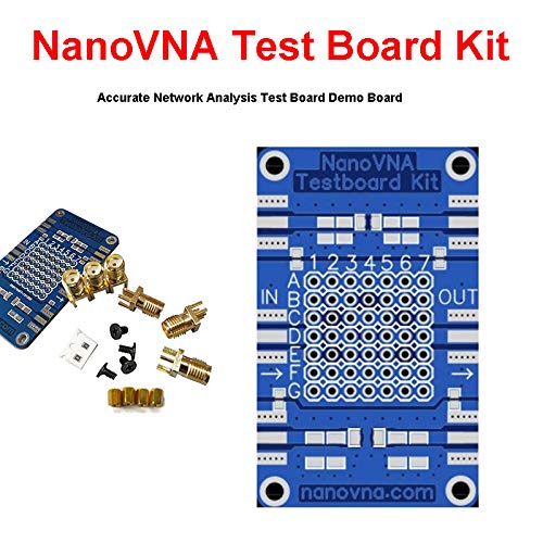 [Australia - AusPower] - NanoVNA Vector Network Analyzer Testboard Kit for NanoVNA NanoVNA-F NanoVNA-H NanoVNA-H4 Network Analysis Test Board Demo Board 