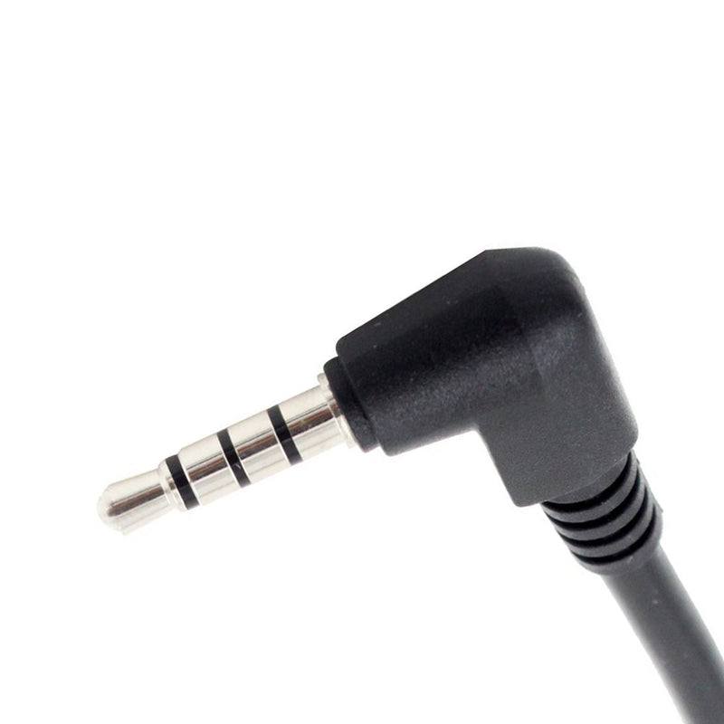 [Australia - AusPower] - KENMAX® 3.5mm Mini Din Plug 6 Pin Connect Throat Vibration Mic Cable for YAESU VX-1R FT-60R VX-110 VX-300 Vertex VX-130 VX-210 VX-400 