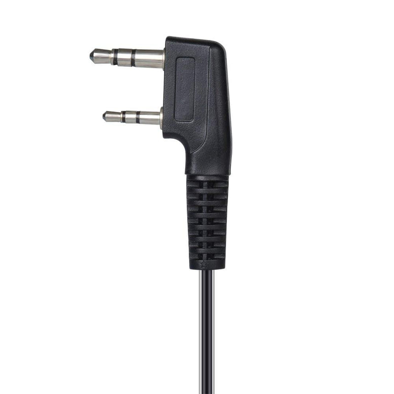 [Australia - AusPower] - Walkie Talkies Earpieces (10 Packs) for Baofeng UV-5R BF-888S Retevis H-777 Kenwood PUXING with 2 Pins Acoustic Tube Headset with Mic 