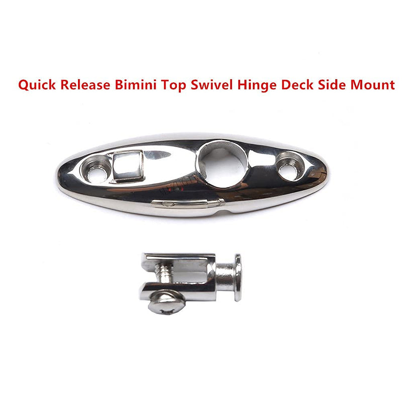 [Australia - AusPower] - MIZUGIWA Quick Release Bimini Top Swivel Hinge Deck Side Mount 316 Stainless Steel Pair 