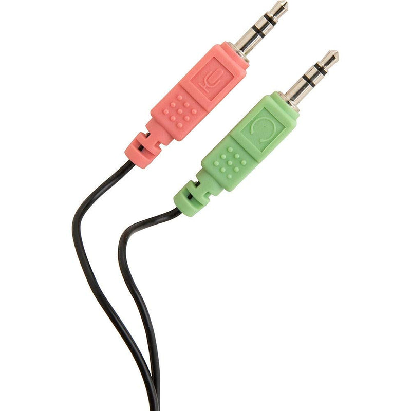 [Australia - AusPower] - Compucessory Lightweight Stereo Headphones with Mic, Black 