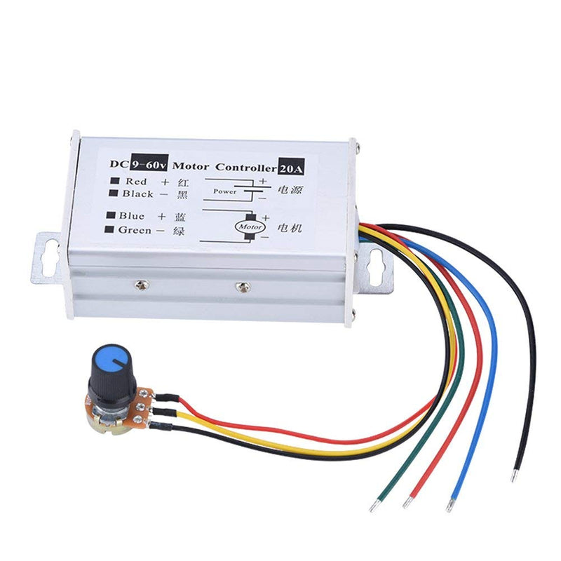 [Australia - AusPower] - DC Speed Regulator, 9 to 60V 20A 1200W 25KHz PWM Motor Speed Controller, Used for DC Motors Within 20A 