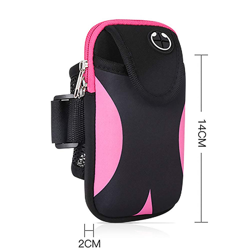 [Australia - AusPower] - Running Mobile Phone arm Bag Exercise Fitness arm Belt Men and Women iPhone arm Bag Wrist Bag (Gray) Gray 