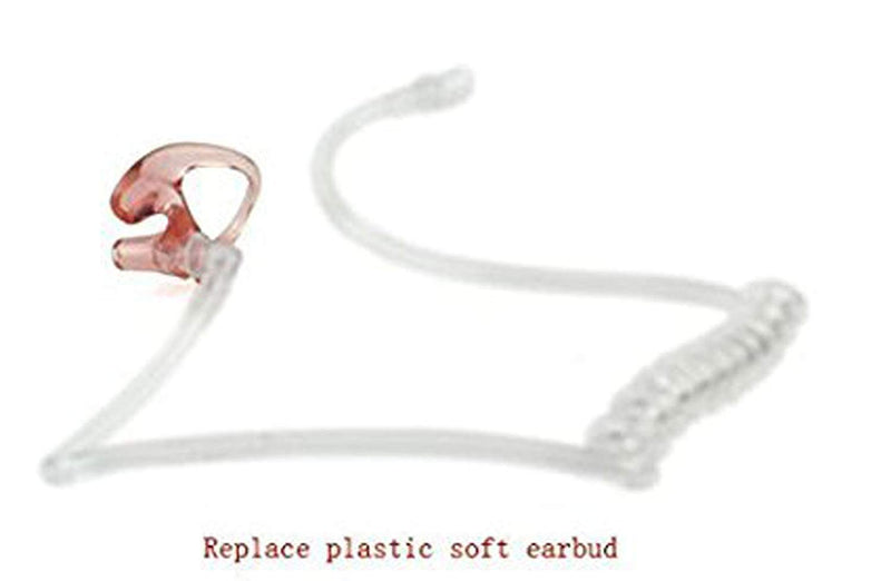 [Australia - AusPower] - 3'2 Wire Earpiece Mic Headset Mic Acoustic Tube Noise Reduction Reinforced Compatible with Motorola XPR6000 XPR6500 XPR6550 XPR7000 XPR7550 XiR P8200 XiRP8268 APX1000 APX6000 APX8000 Two Way Radio 