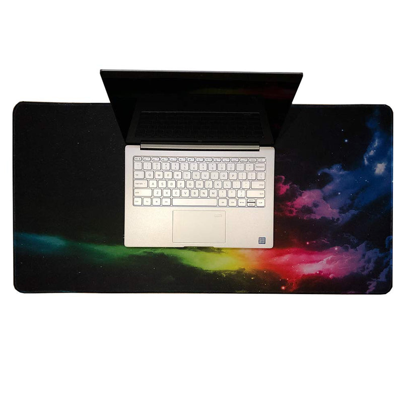 [Australia - AusPower] - Large Extended Gaming Mouse,Desk Mouse Mat,Keyboard Pad ,Mat for Computer Desk,, Designed for Computers/Gaming Surface/Office(Blue) 