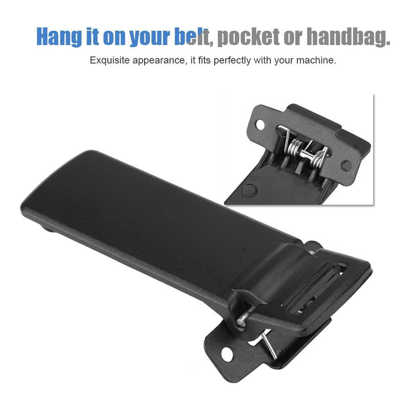 [Australia - AusPower] - 5pcs Back Clip, Belt Clip for Baofeng UV-5R original belt clip,Waist Radio Clip on your belt, pocket or handbag,Two Way Radio Waist Belt Clip 