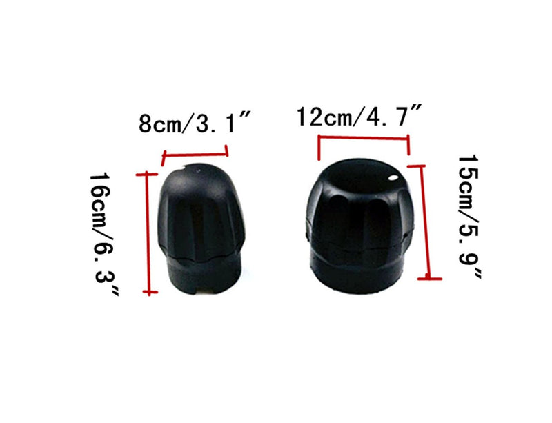 [Australia - AusPower] - Two Way Radio Volume Control knob and Channel Selector Knob Button Cap Replacement Compatible for Motorola GP338 GP380 HT1550 HT1250 CP150 CP160 Walkie Talkie (5pair) 5pair 