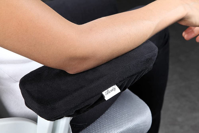 [Australia - AusPower] - Aloudy Arm Rest Pillow, 2021 New Size 11” Office Chair Armrest Cover Pads, Comfy Desk Chair Cushions for Elbows and Forearms(Large, Set of 2) 