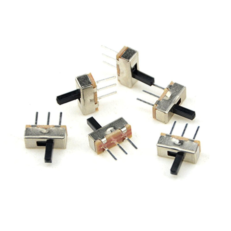 [Australia - AusPower] - WMYCONGCONG 150 PCS 3 Pin 2 Position 1P2T SPDT Vertical Micro Slide Switch 0.5A 50V DC 