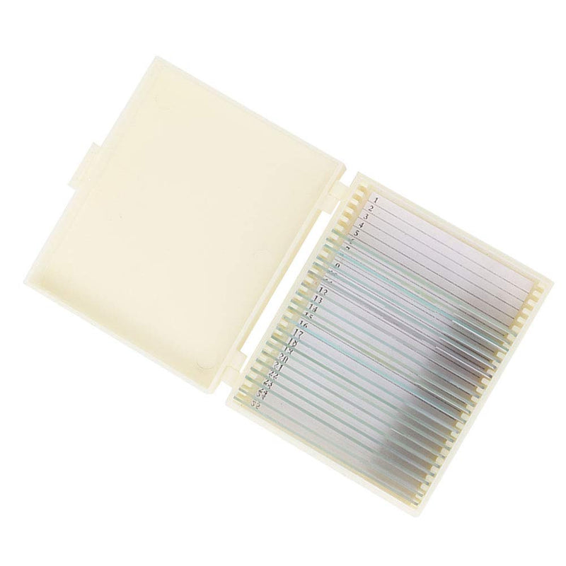 [Australia - AusPower] - 20 Slides Of Biology And Pathology Prepared Microbiological Bacterial Specimens Microscope Slide Set with Plastic Box 