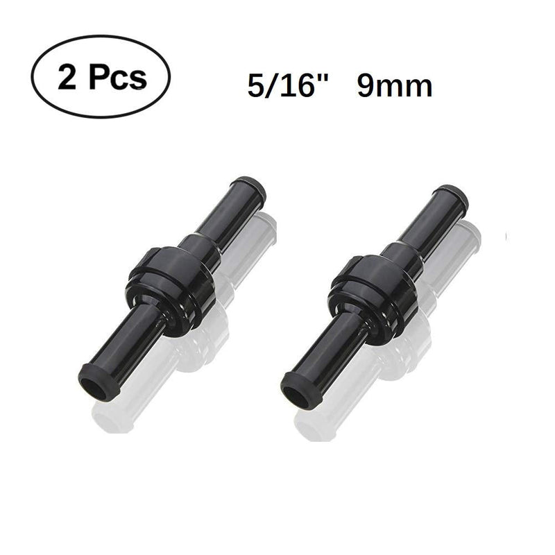 [Australia - AusPower] - BBTUS 5/16" 9mm PA66 Automotive Oil Line Spring Check Valve, Car Fuel Spring Check Valve, High Temperature and Corrosion Resistance one-Way Oil Pump Check Valve 
