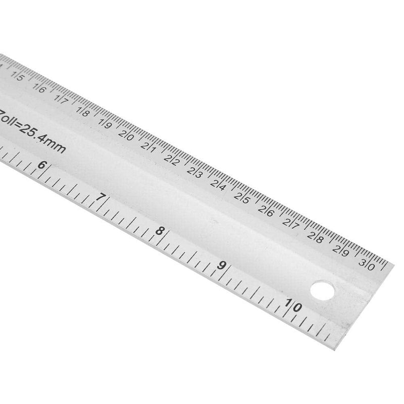 [Australia - AusPower] - 300mm Aluminium Alloy Square Ruler 90 Degree Right Angle Ruler Woodworking Measuring Tool for Carpenter Engineer 