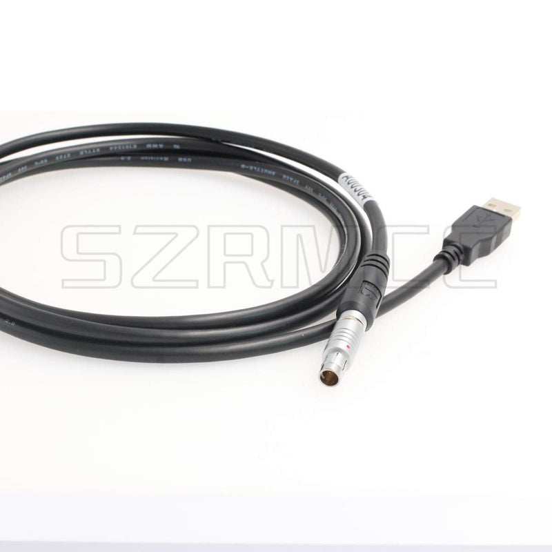 [Australia - AusPower] - SZRMCC Fischer 5 pin Male to USB A00304 Data and Power Cable for Top-con Hiper V II Pro GB GR GPS 
